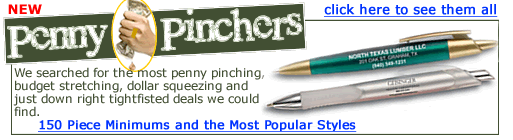 Penny Pincher Imprinted Pens