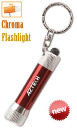 Custom 3 LED Flashlight Keyring